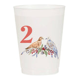 12 Days of Christmas Frosted Cups (12 cups/pk)