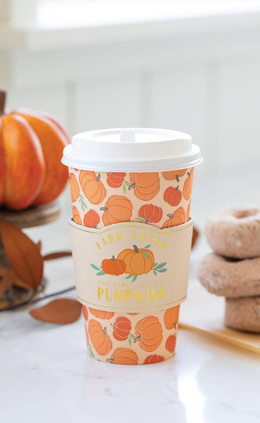 16oz Scattered Pumpkins To-Go Cups (8/pk)