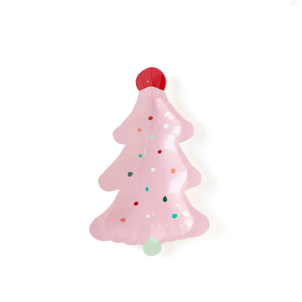 Frosted Tree Plate - 9" (8/pk)