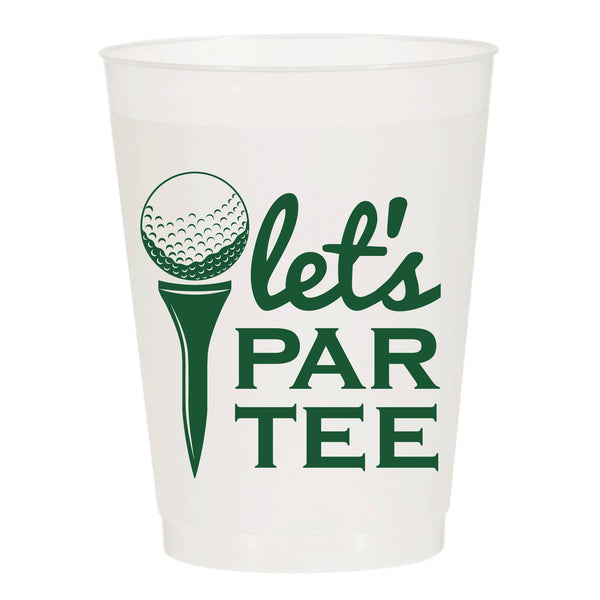 Lets Par Tee Masters Golf Ball Reusable Cup (10/pk)