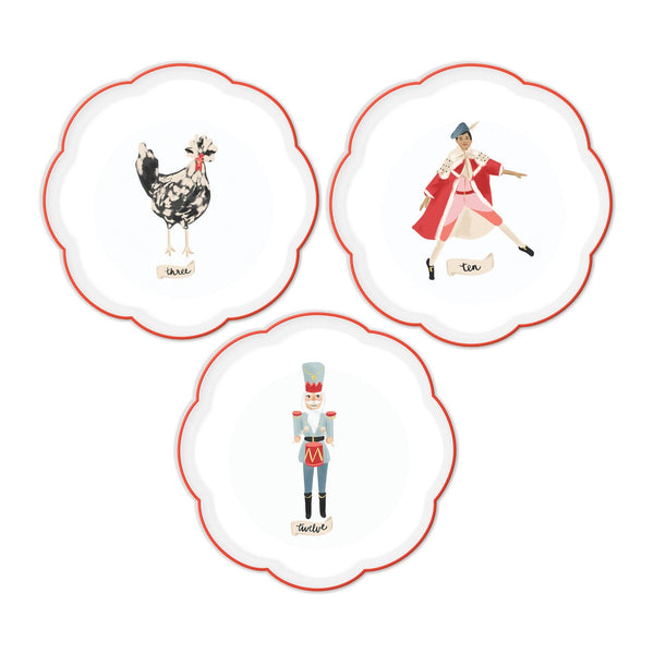 12 Days Of Christmas Paper Plate Set (12/pk)