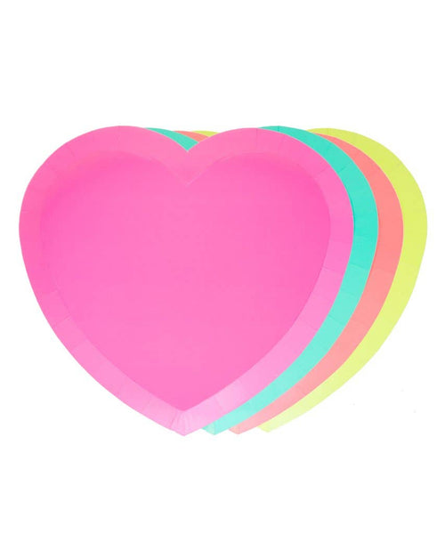 Novelty Plates - I Heart Neon