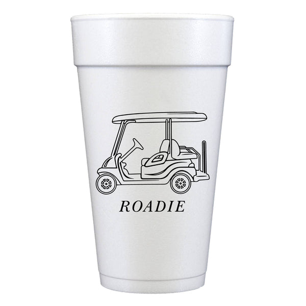 Golf Cart Roadie Masters To Go Foam Cups (10/pk)