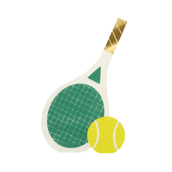 Tennis Racket Napkins (16/pk)