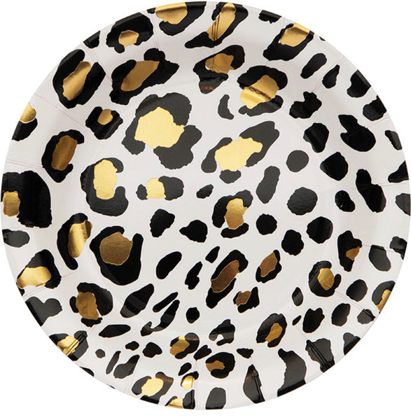 Leopard Dessert Plates - 8pk