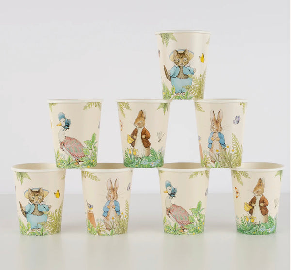 Peter Rabbit in the Garden Cups (8/pk)