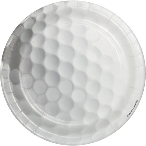 Golf Ball Appetizer Plates (8pk)