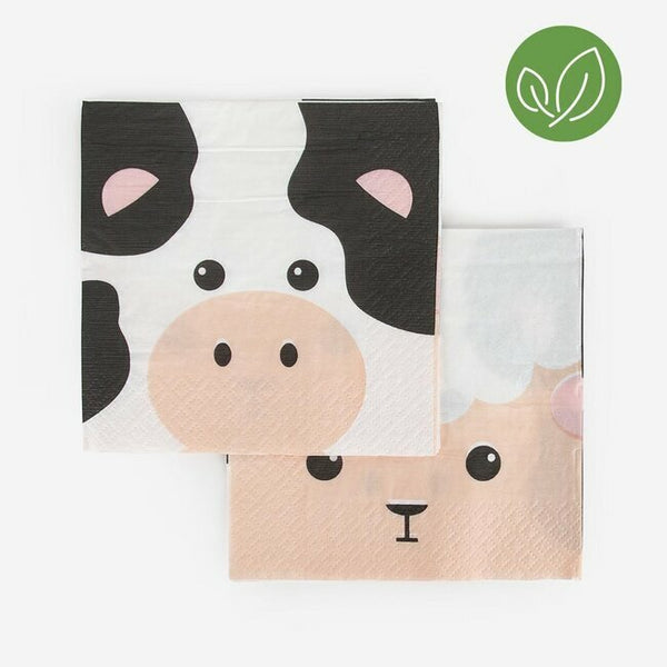 Mini Farm Paper Napkins - Eco Friendly
