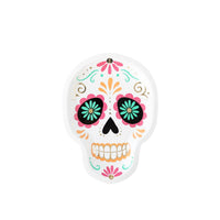 Sugar Skull Shaped Plates (8/pk)