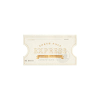 North Pole Express Ticket Shaped Guest Napkin (18/pk)