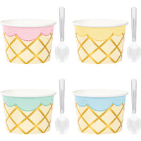 Ice Cream Party Treat Cups (8/pk)