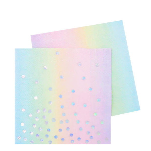 Iridescent Cocktail Napkin