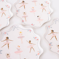 Ballerina Plates 8/pk