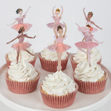 Ballerina Cupcake Kit - 24 Toppers/Pack