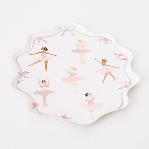 Ballerina Plates 8/pk