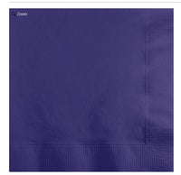 Purple Cocktail Napkins (50/pk)