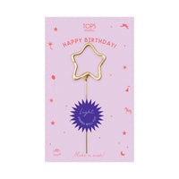 Happy Birthday Sparkler Card