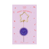 Happy Birthday Sparkler Card