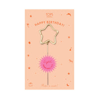 Happy Birthday Sparkler Card